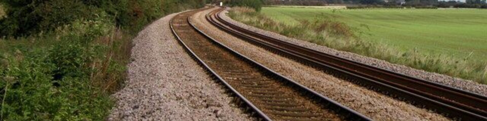 The Hull to Scarborough Railway A footpath crosses the railway at this point. Apparently, the railway has seen a recent surge in usage, mainly from commuters. It has been threatened with closure many times in the past!