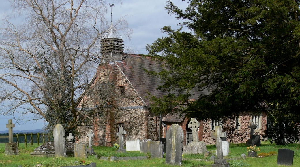St Giles' parish church, Heightington, Worcestershire, seen from the southwest