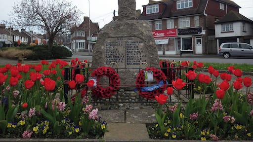 West face of the war memorial built by L F Roslyn in 1920.