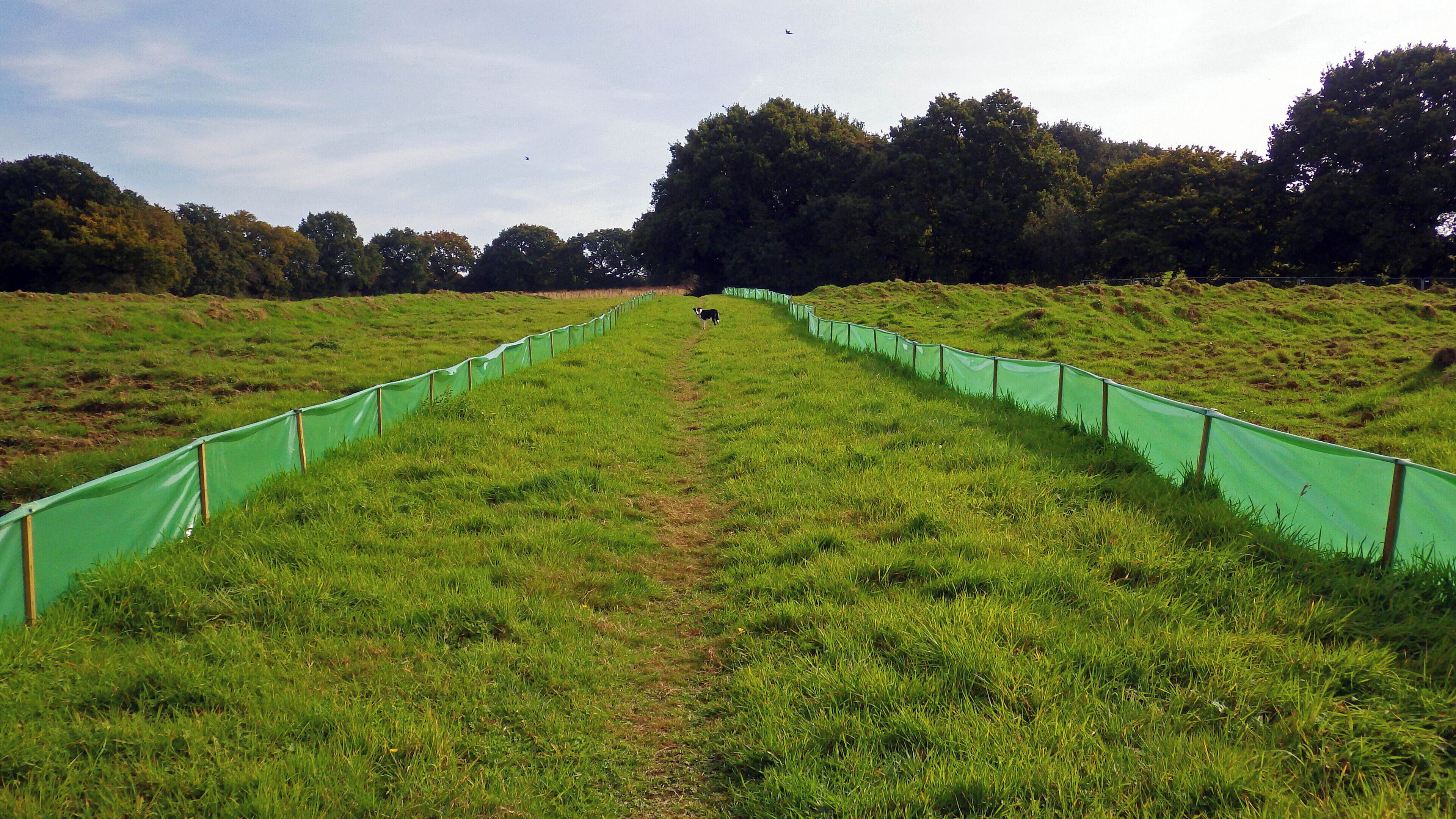 Fields soon to be turned into a residential area.