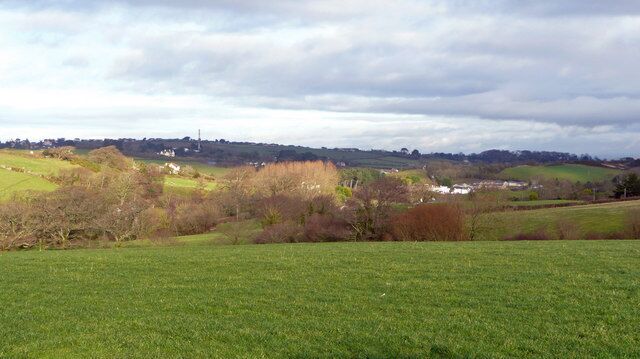 View to Rickard's Down West Devon pasture land.