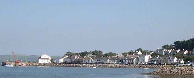 Instow. This picture is taken from the south of the village and shows the old quayside from where there is a summertime ferry over the Torridge Estuary to Appledore.
