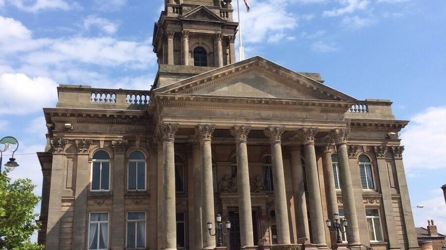 Hamilton Square Birkenhead. Large collection of Georgian listed buildings.