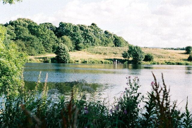 Angling lake at Rishton. Probably built to supply water to Leeds/Liverpool canal