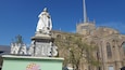 The Sky was blue today in Blackburn and Queen Vic was keen for a waffle. : )