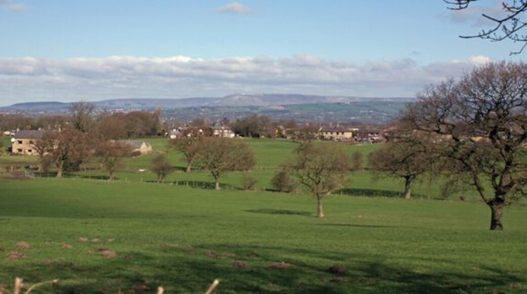 Fields below Further Lane In the middle of the photo, on the horizon you can see Parlick SD5944