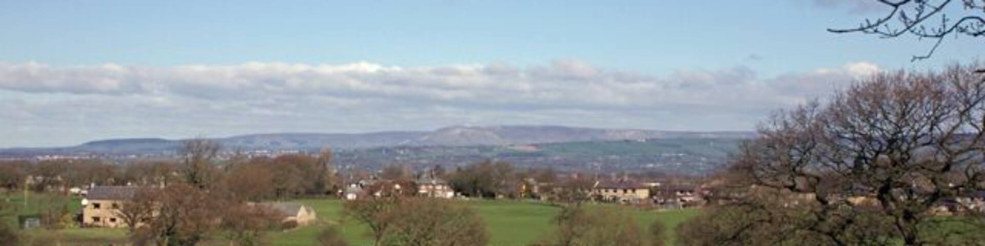 Fields below Further Lane In the middle of the photo, on the horizon you can see Parlick SD5944
