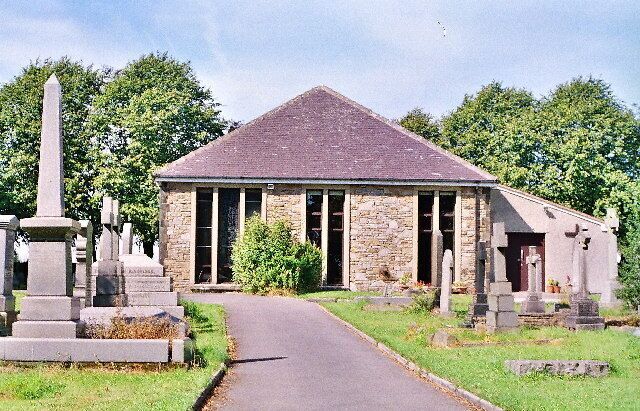 Mellor Methodist Church. Modern building replacing crumbling Victorian monstrosity on same site.