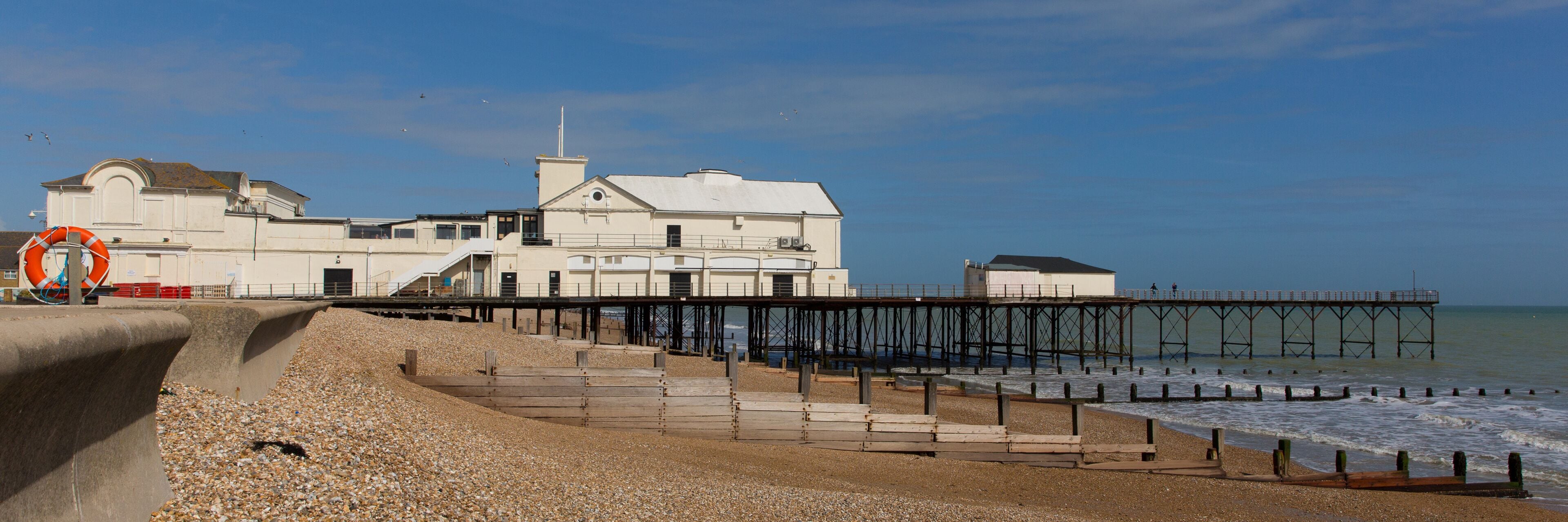 Bognor Regis pier West Sussex panoramic view
