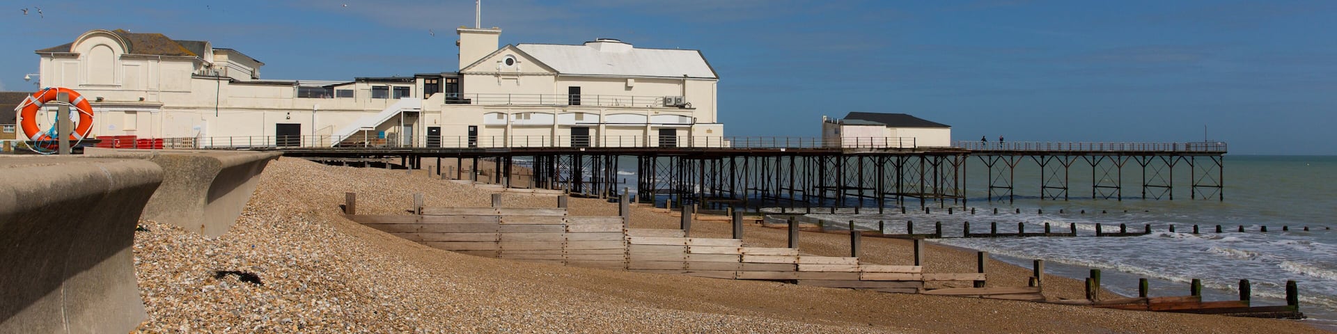 Bognor Regis pier West Sussex panoramic view