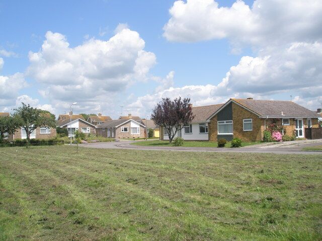 Andrew Avenue as seen from the King George Community Path
