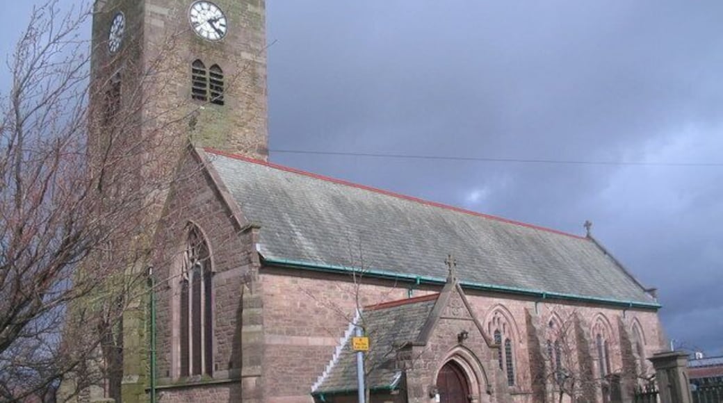 St Katharine's parish church, Blackrod, Greater Manchester, seen from the southwest