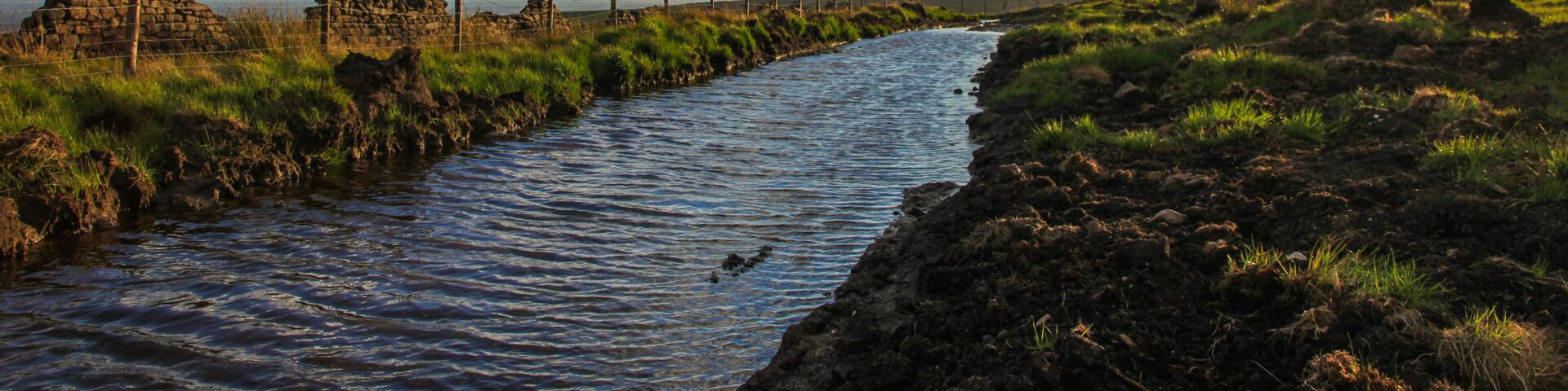 Fires on the Moors, Bolton, England, United Kingdom, Fire Dams, Moorland