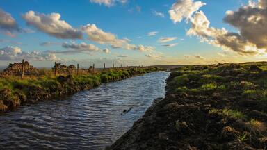 Fires on the Moors, Bolton, England, United Kingdom, Fire Dams, Moorland