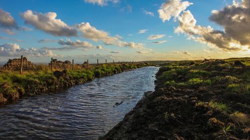 Fires on the Moors, Bolton, England, United Kingdom, Fire Dams, Moorland