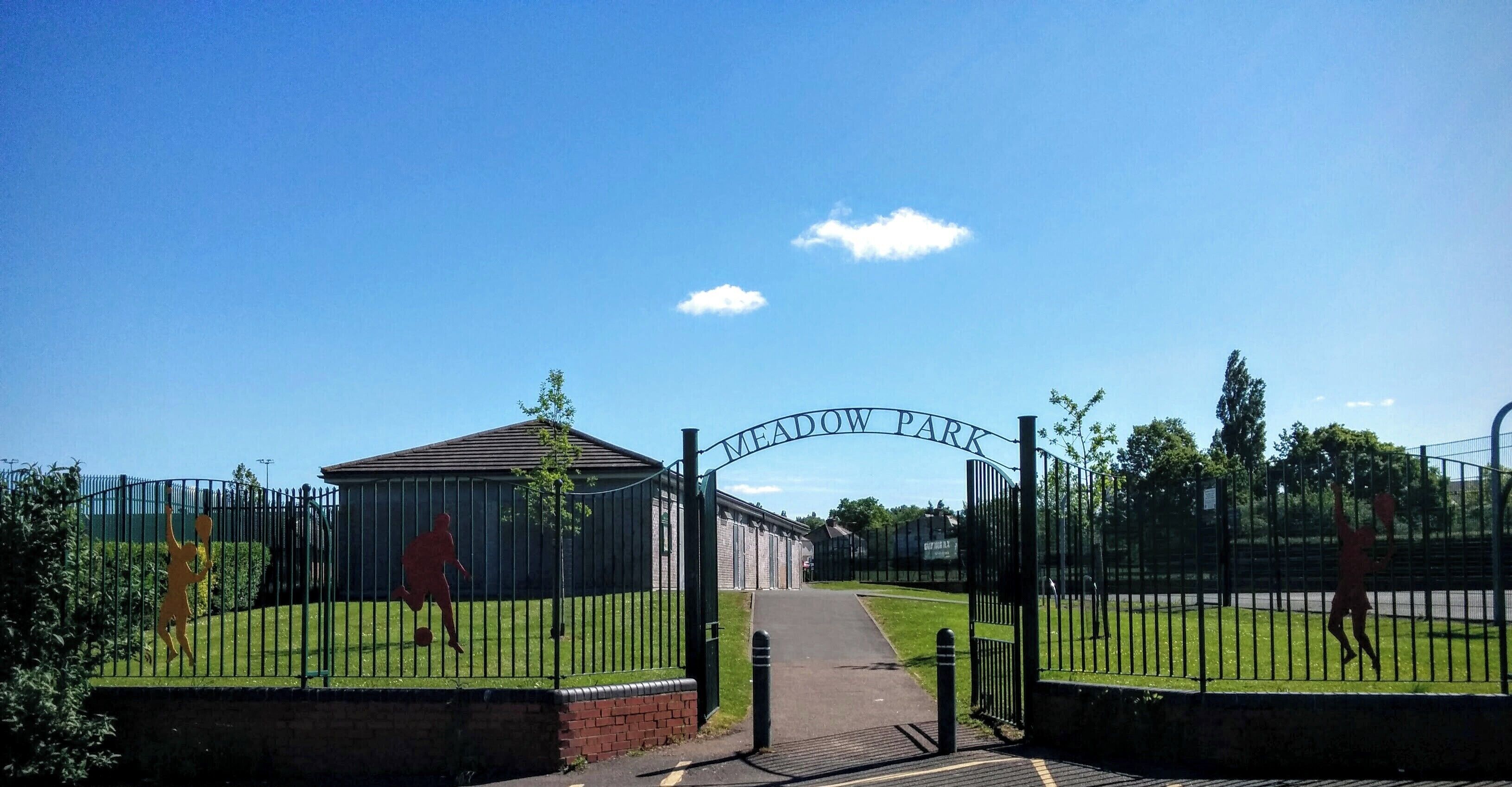 Main entrance from Brook Road Car Park
