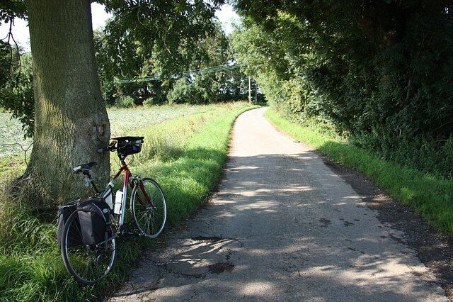 Church Lane Country Lane west of Kirton
