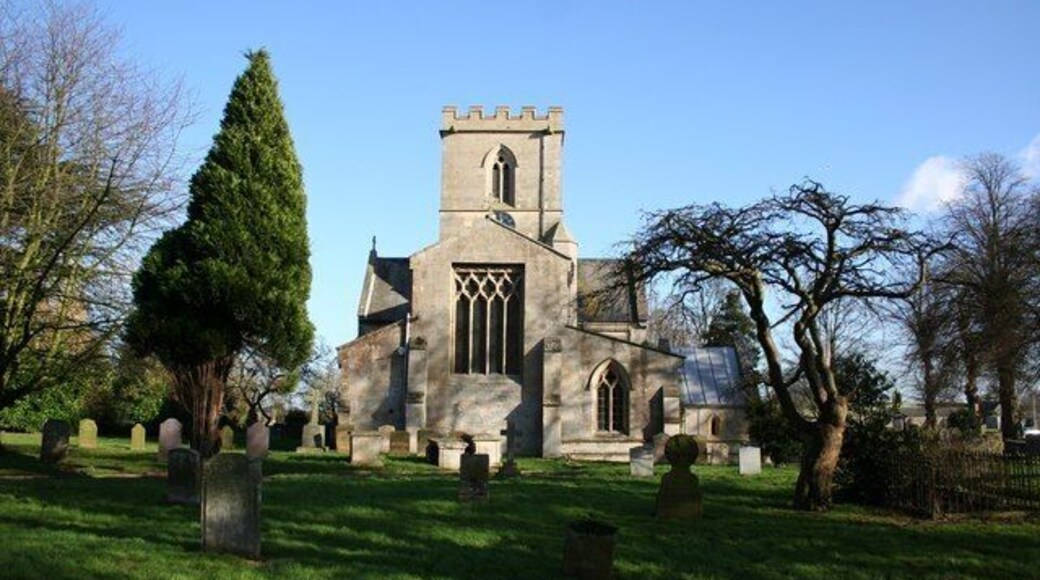 St Swithin's parish church, Bicker, Lincolnshire, seen from the west