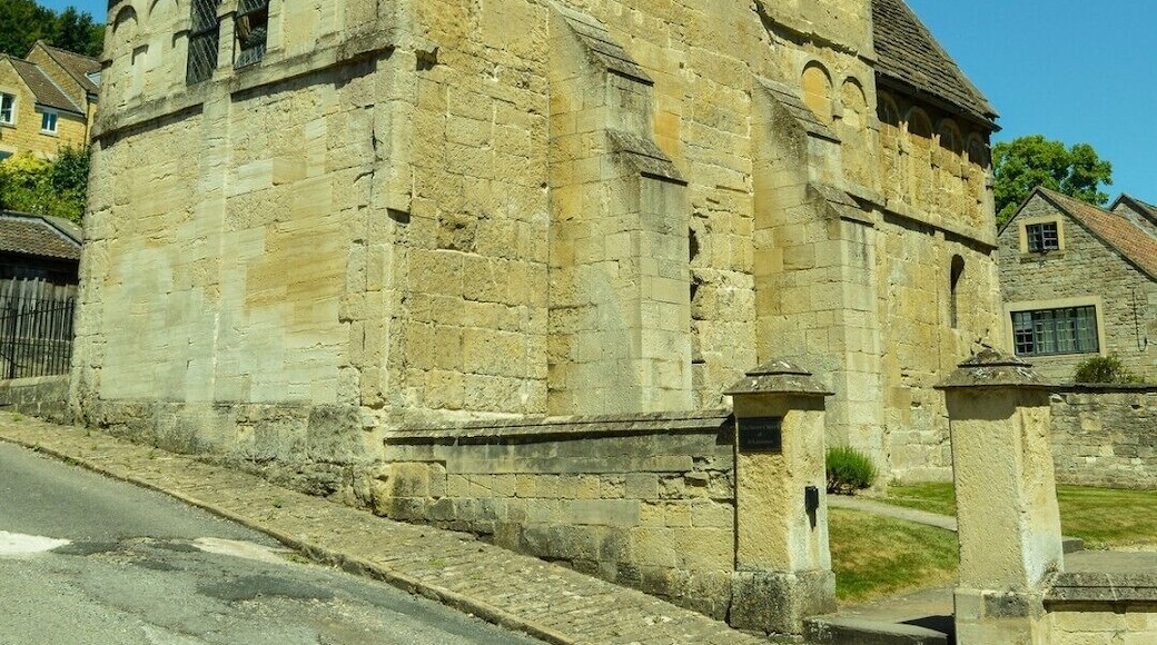 St Laurence's church, Bradford on Avon. Saxon church founded by St Aldhelm in around 700AD