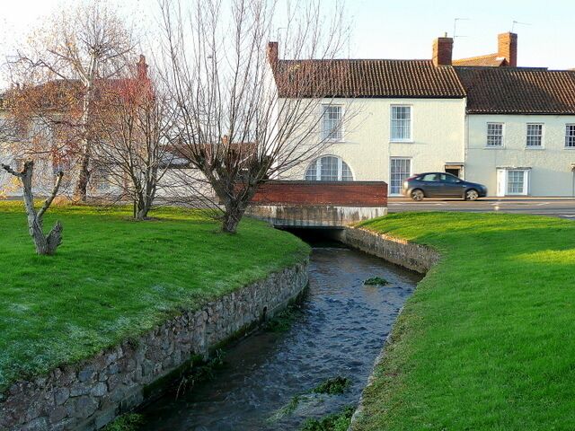 North Petherton brook Unnamed watercourse which flows from under the A38 through the centre of the town.