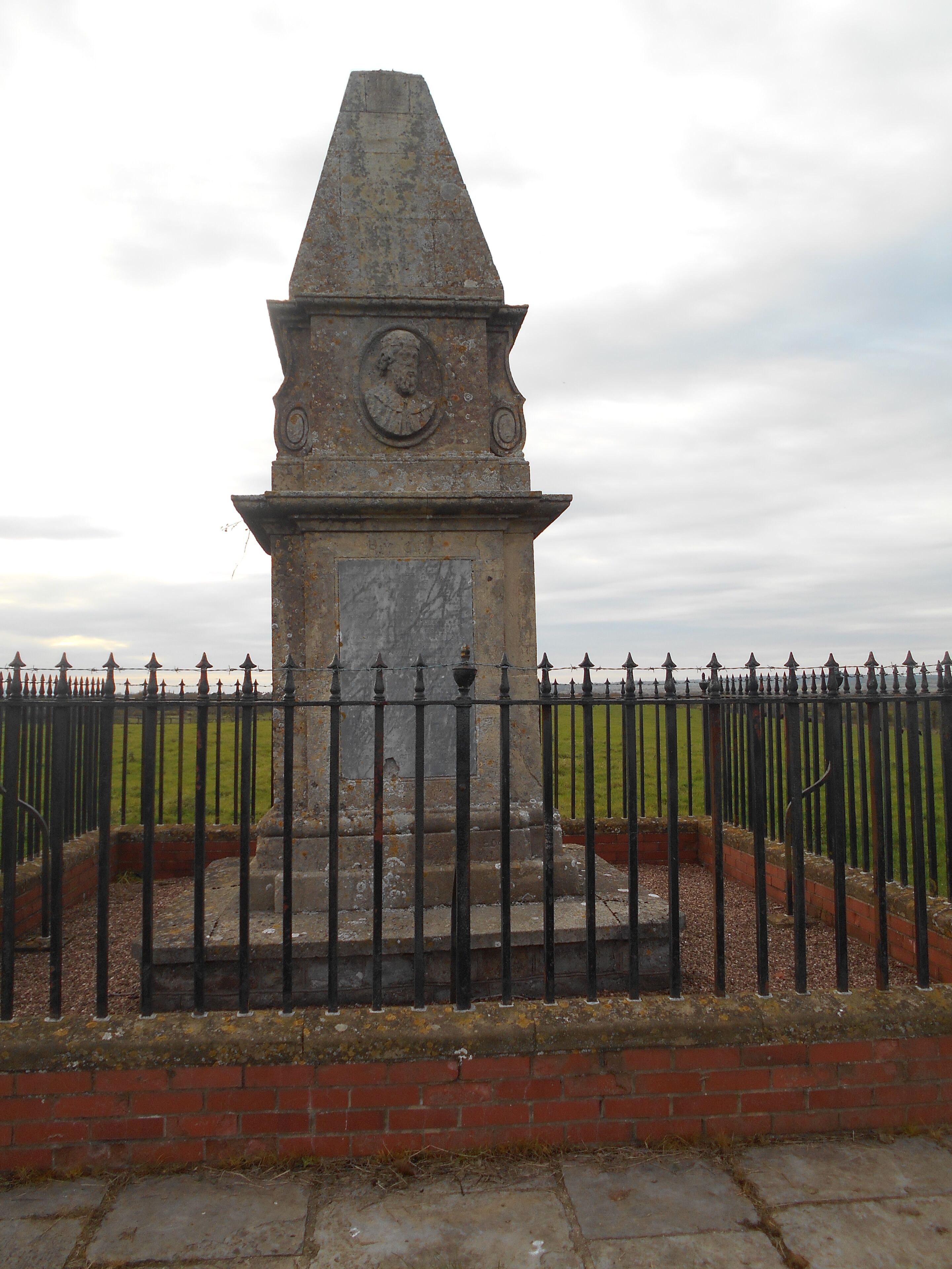 King Alfred's Monument, Athelney, Somerset. Built in 1801 for the squire John Slade.