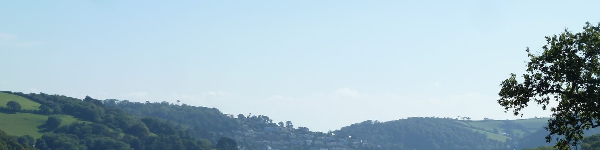 The fantastic view of the river from Agatha Christie’s holiday home Greenway