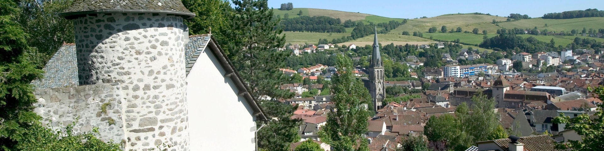 DE197R Town of Aurillac, Cantal, France, Europe