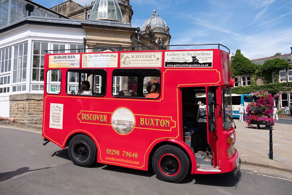 Buxton is a beautiful Spa Town in England which can be seen via this converted Milk Float that holds a maximum of 8 people.

We took the hour long tour and it was very worthwhile! If your'e there, take time to drop into the Opera House where the tour starts from.