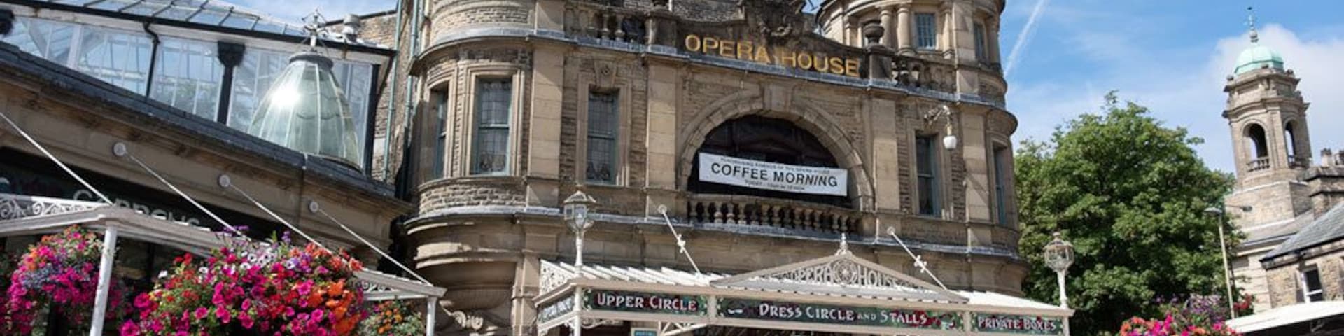 Buxton Opera House is a 902 seat theatre located in The Square, Buxton, Derbyshire, England. 
It hosts the annual Buxton Festival and, from 1994 to 2013, the International Gilbert and Sullivan Festival as well as pantomime at Christmas, musicals and other entertainments year-round.
Hosting live performances until 1927, the theatre then was used mostly as a cinema until 1976.
In 1979, it was refurbished and reopened as a venue for live performance.