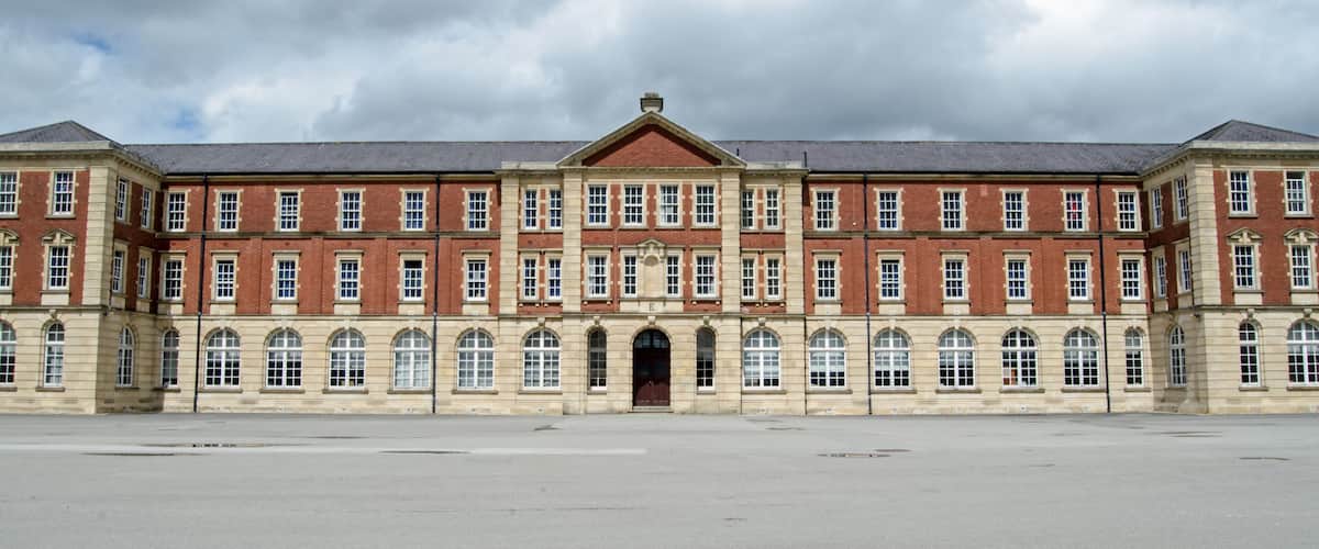 New College buildings, Sandhurst Military Academy, Berkshire