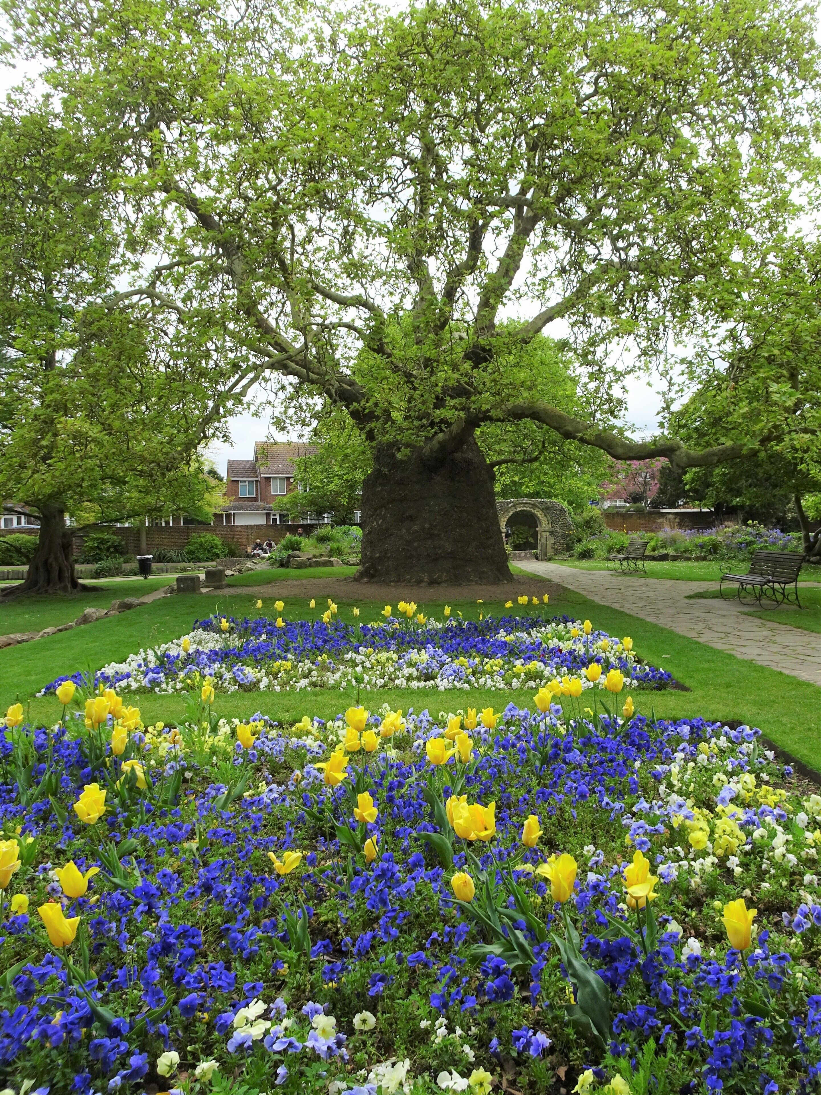 In contrast to the busy shopping streets, the Westgate Gardens offers a quiet place to stroll around.