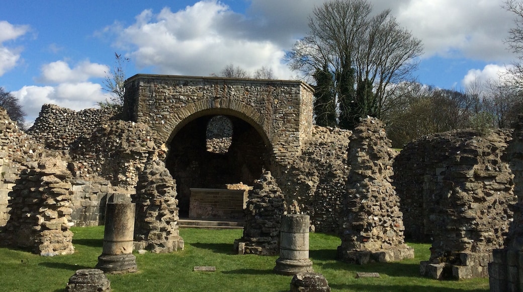 The ruins of St. Augustine's Abbey in Canterbury.
#weekendgetaway #EndlessSummer #BestOf5 #LoveMyTown #InStone #StunningStructures #Green