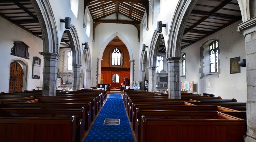 St. Mary's Church, Chilham, the nave from the east