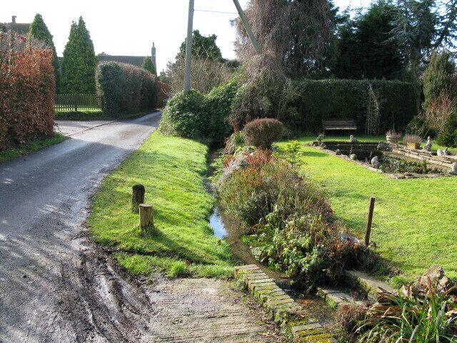 The brook of Padbrook Lane? The little brook runs through the front garden of Padbrook Cottage.