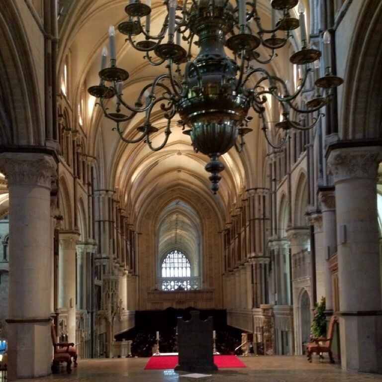 Inside the cathedral 