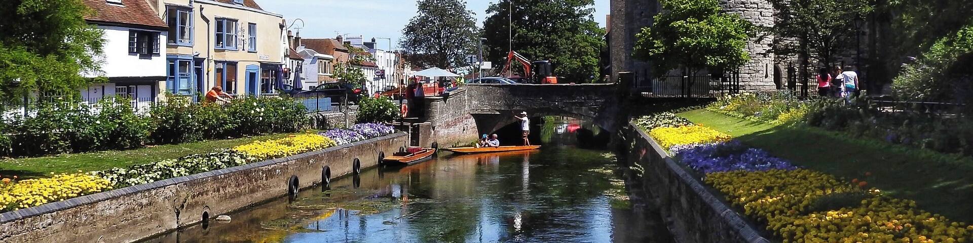 The historic River Stour which flows through Canterbury, England. (June 2017)
#LocalSecrets #Trovember #History