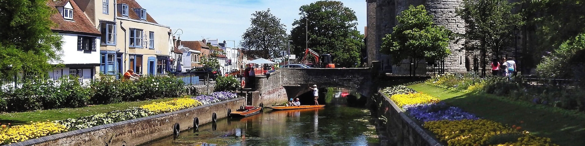The historic River Stour which flows through Canterbury, England. (June 2017)
#LocalSecrets #Trovember #History