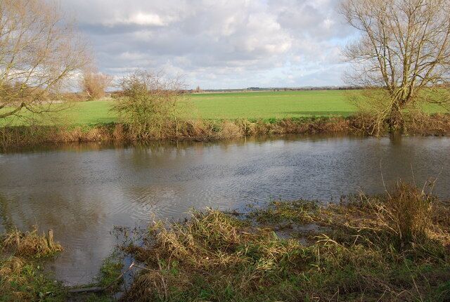 Great Stour & flood plain near Grove Ferry
