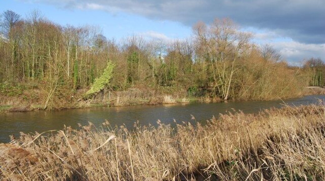 The Great Stour & the railway line