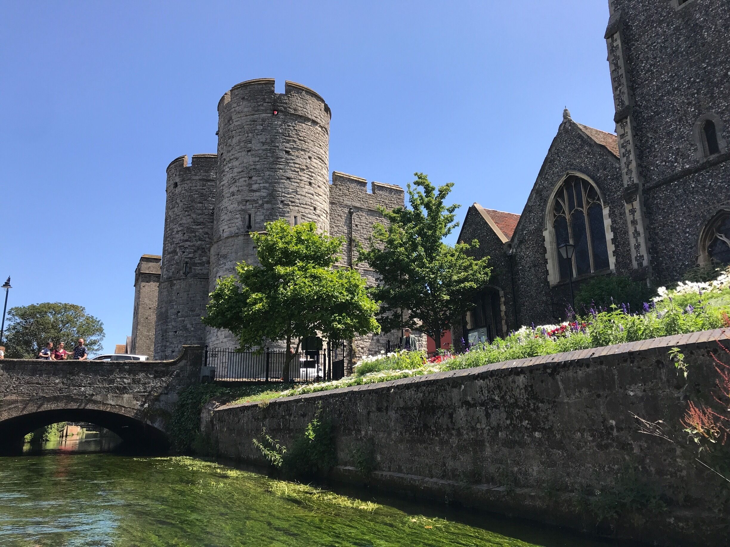 Punting on a lazy Saturday afternoon in Canterbury