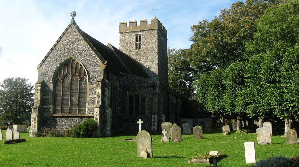 Wickhambreaux, Kent, UK. The Church of St. Andrew