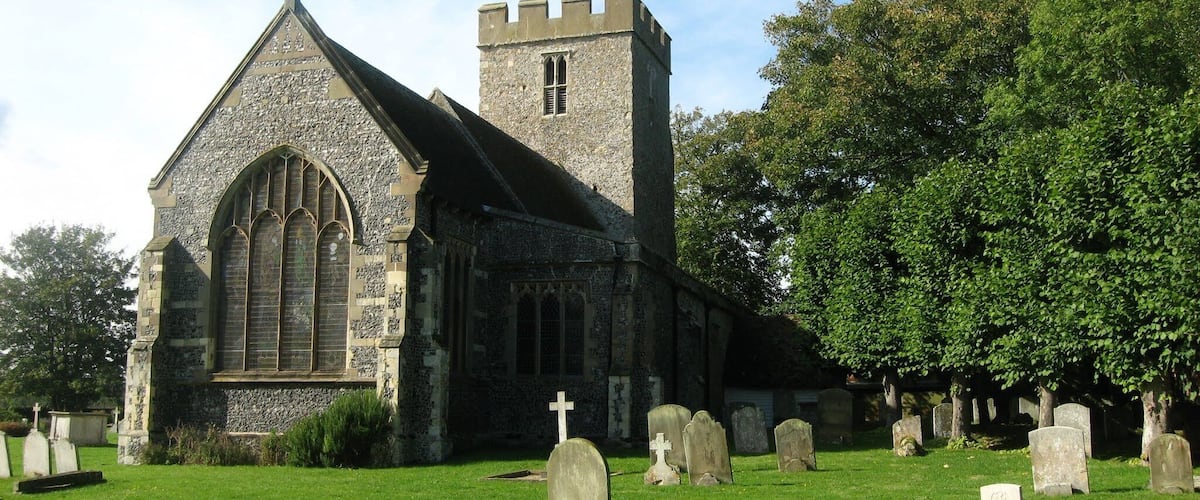 Wickhambreaux, Kent, UK. The Church of St. Andrew