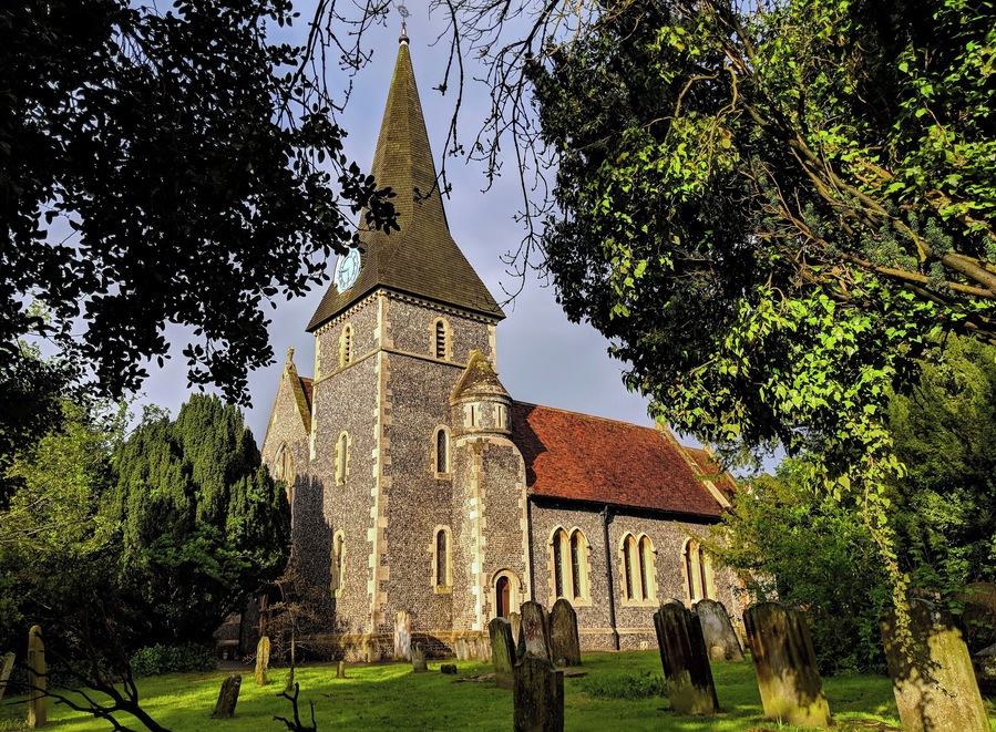 St Peter's Church in Bridge, Kent.