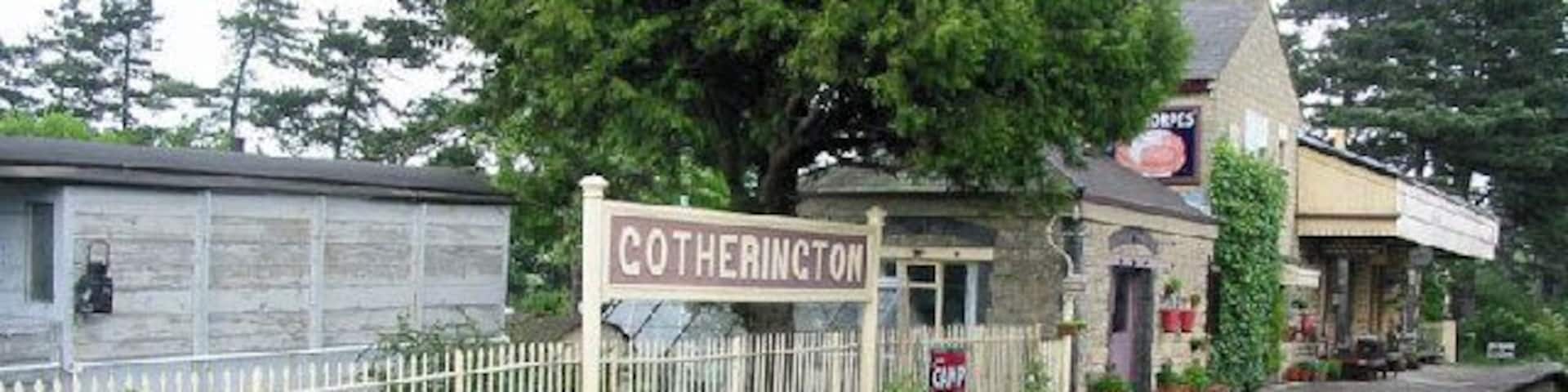 Gotherington Station. On the Gloucestershire Warwickshire Railway, now a private home.