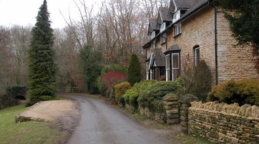 Cottage at Colnbrook, Withington. This cottage situated just outside Withington is by the River Coln, a tributary of the River Thames.