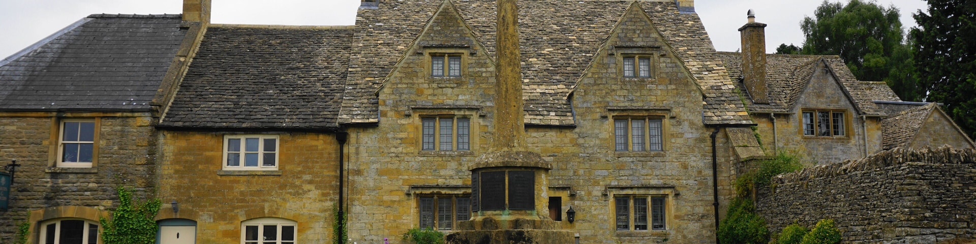 War memorial in Guiting Power, situated on the village green.