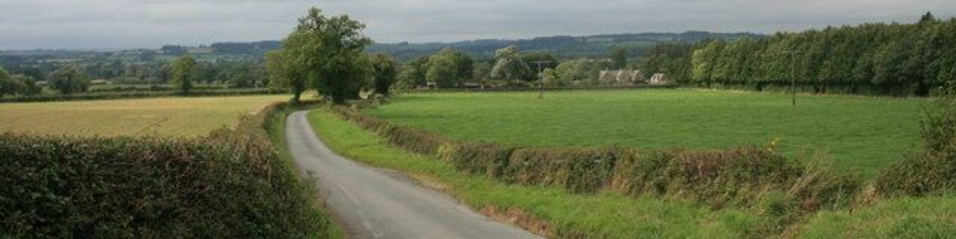 Looking back towards Wyck Rissington