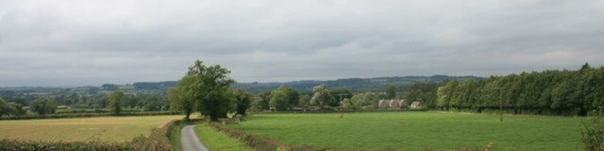 Looking back towards Wyck Rissington
