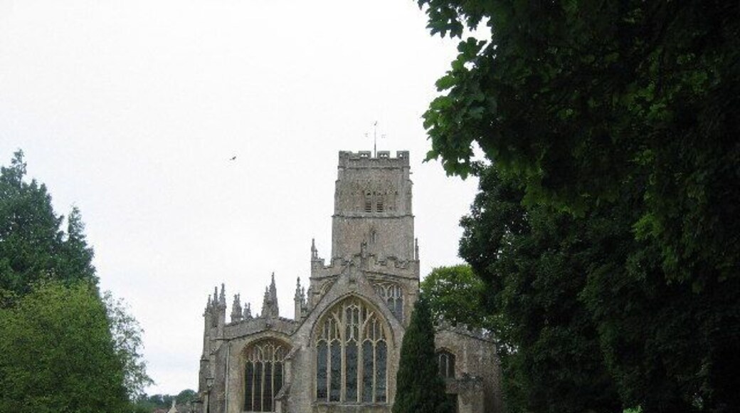Northleach: Parish Church of St Peter and St Paul. View of eastern end of church
