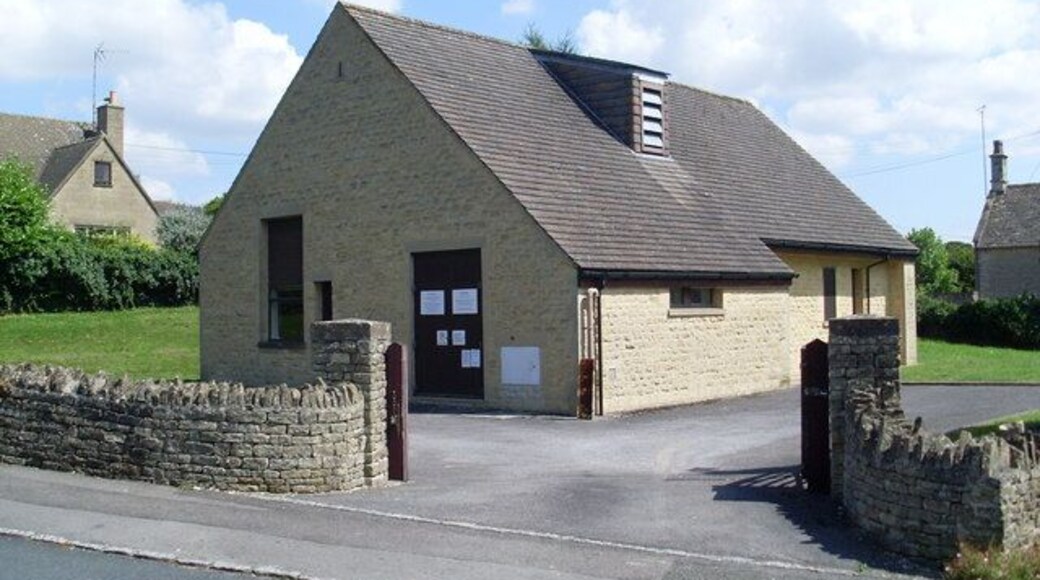 Telephone Exchange, Midwinter Road, Northleach, Gloucestershire GL54 3JD: a 20th-century building of Cotswold stone